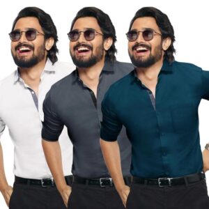 Shirt for Men Cotton Long Sleeve Casual Shirt Formal Shirt Regular Fit Shirt