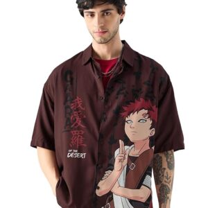 Men's Cartoon Oversized Fit Shirt