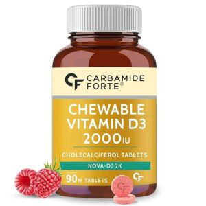 Carbamide Forte Vitamin D3 Tablets for Bone & Immune Health 90 Tablets
