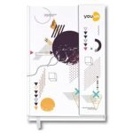 Bound Office Note Book Journal With Magnetic Cover,Easy To Carry|Note Down Your Important Information|A5 Size-14.8 CmX21 Cm|Single Line|192 Pages