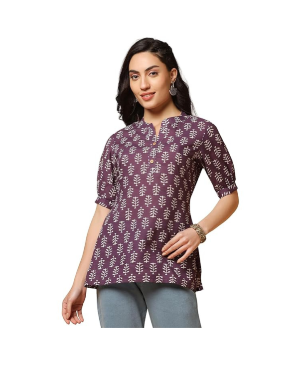Women's Cotton Regular Fit Tunic Top