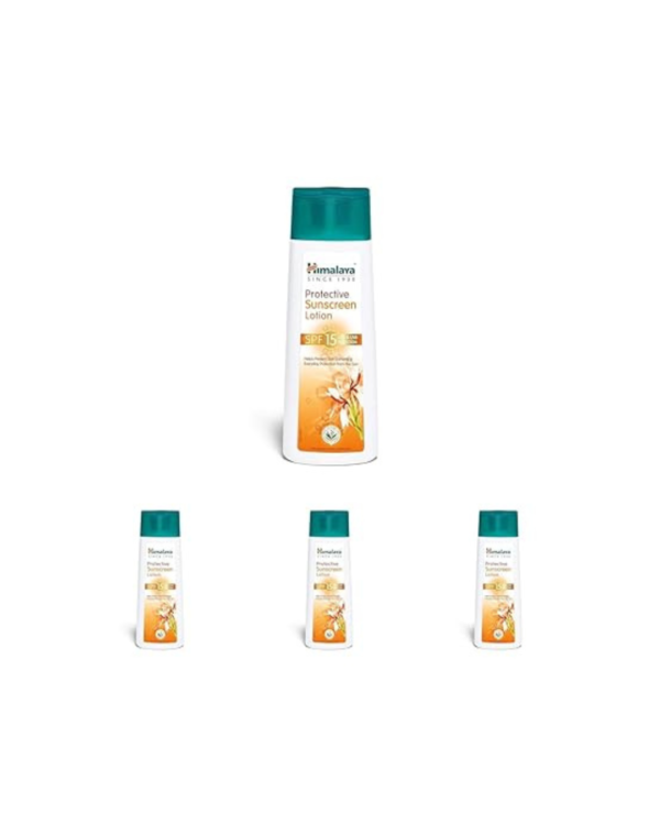Himalaya Herbals Protective Sunscreen Lotion, 100ml (Pack of 4)