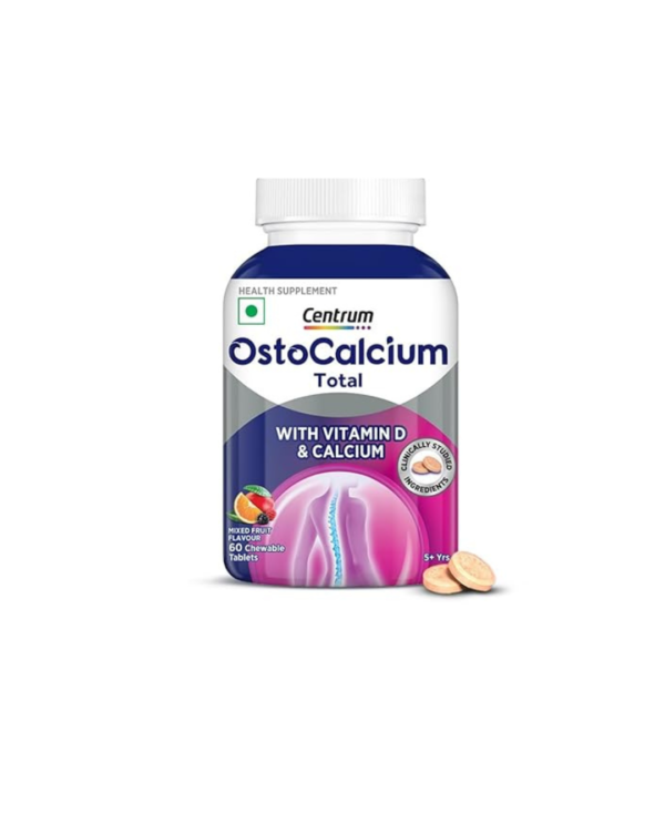 Centrum OstoCalcium Total Chewable Tablets for Women & Men 60 Tablets