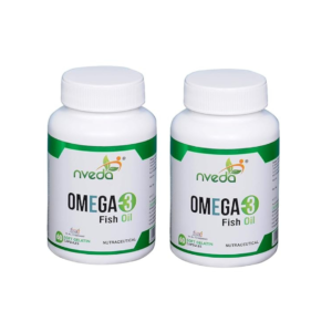 Nveda Omega-3-Fish-Oil 1000mg For Men & Women Pack of 2, 200 grams