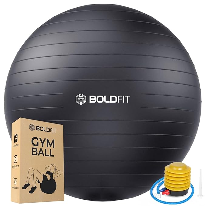 Anti Burst Exercise Ball with Foot Pump for Workout Yoga