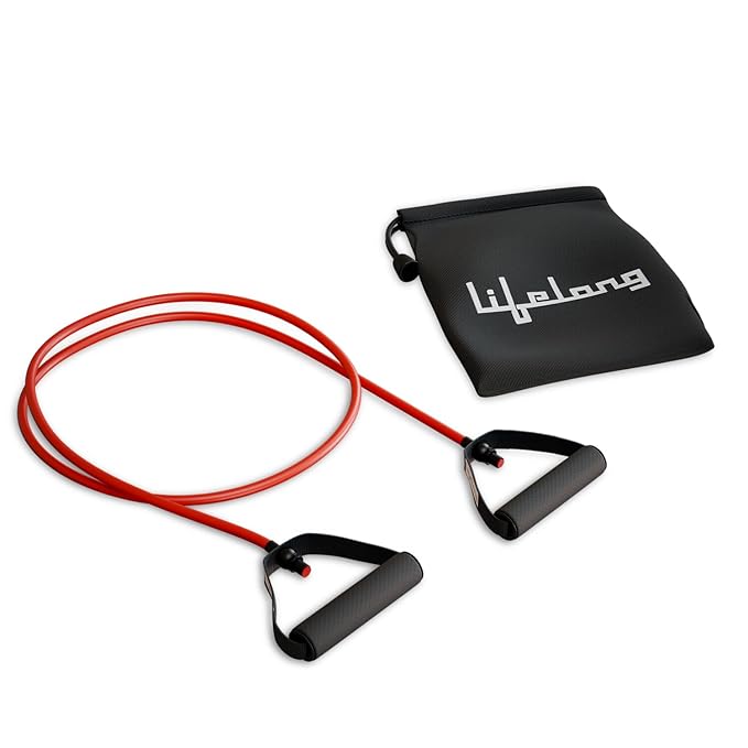 Lifelong Resistance Tube | Foam Handles, Door Anchor