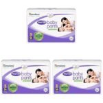 Himalaya Total Care Baby Pants Diapers, Small, 54 Count, Up to 4-8kg (Pack of 3)