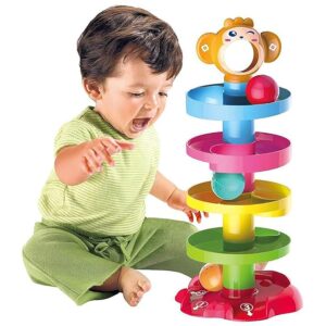 Rolling and Swirling Ramp Toy for Baby and Toddlers