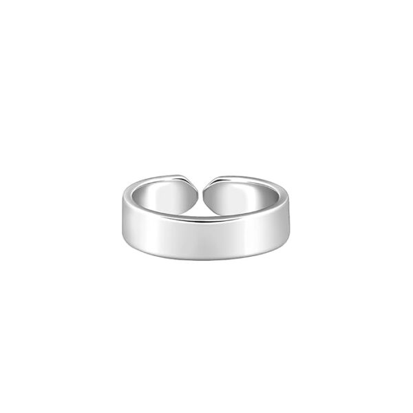 Silver Keep Shining Ring For Him, Adjustable