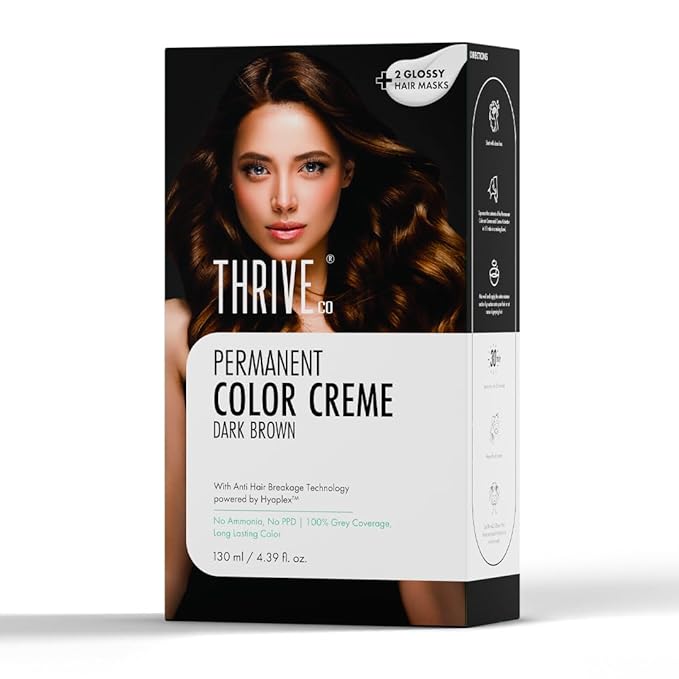 Crème Permanent Hair Color (Dark brown)