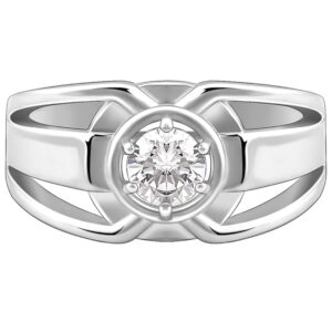 Silver Fashionable Ring For Him, Adjustable