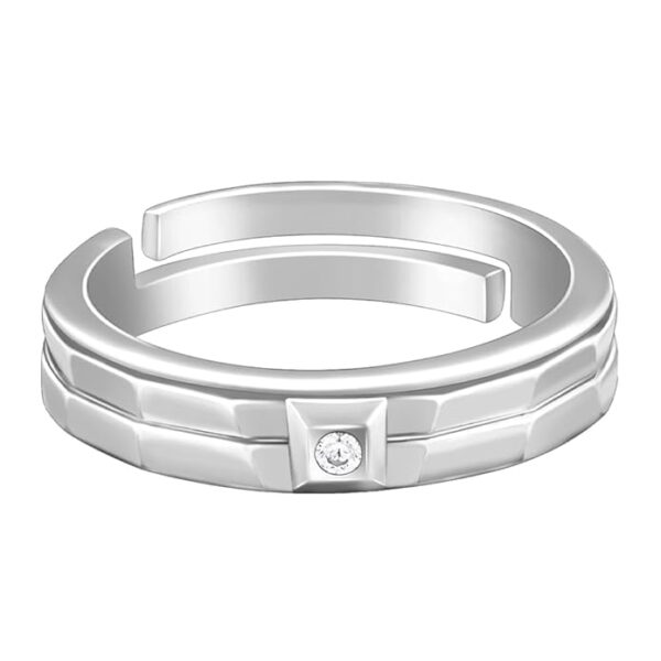 Silver Classic Ring Band for Men