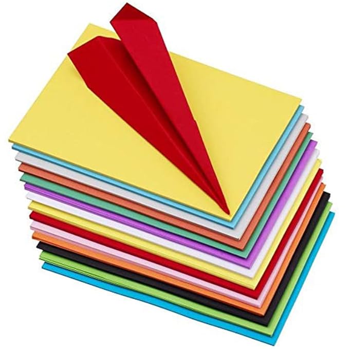 100 Pieces Colour Sheets Copy Printing Papers