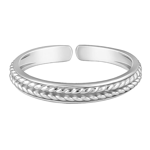 Silver Czar Ring For Him, Adjustable