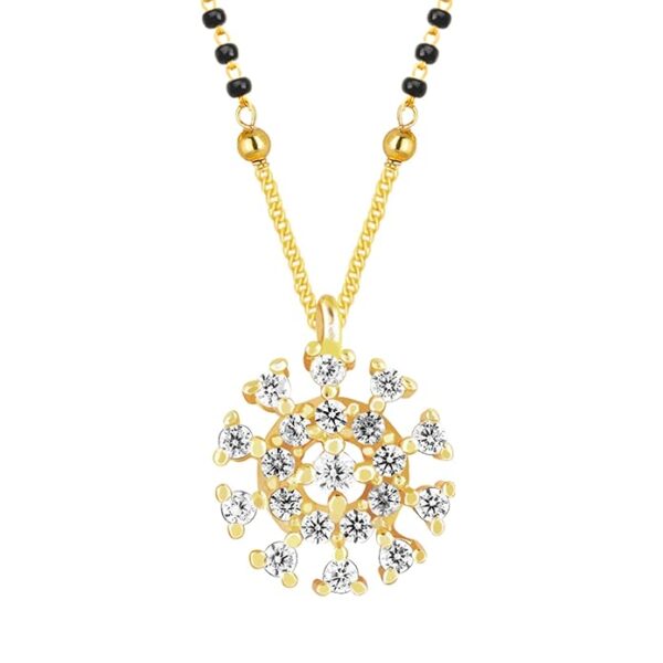 Silver 18k Gold Plated Rose Gold Plated Mangalsutra Sets