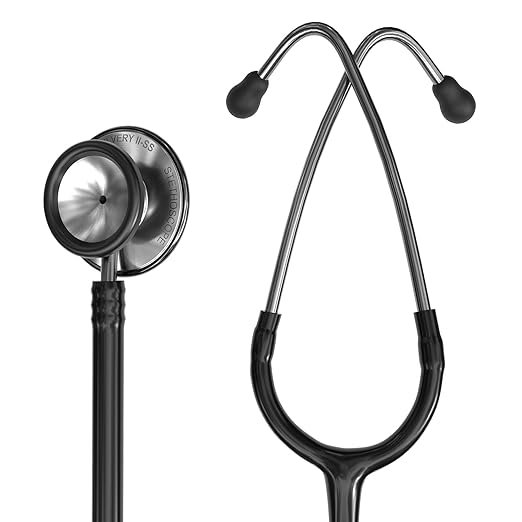Silvery II-SS Stethoscope (Black)
