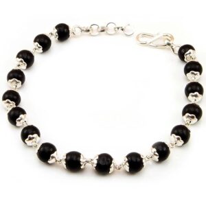Silver Karungali Bracelet for Men and Women