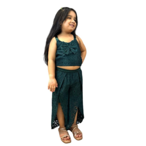 Kids Girls Trendy Lace Co-Ord Set
