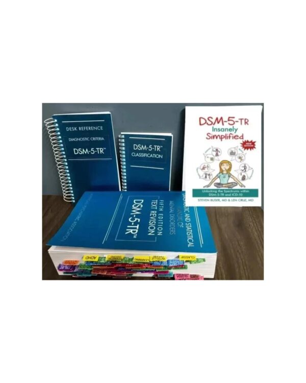 DSM 5 TR , Desk Reference Spiral, Classification & Dsm Simplified